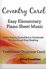 Coventry Carol Easy Elementary Piano Sheet Music