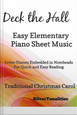 Deck The Hall Easy Elementary Piano Sheet Music