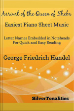 Arrival Of The Queen Of Sheba Easiest Piano Sheet Music