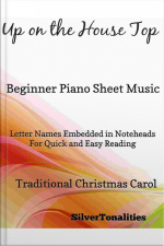 Up On The House Top Beginner Piano Sheet Music