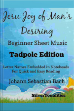 Jesu Joy Of Mans Desiring Beginner Piano Sheet Music Tadpole Edition