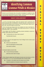 Common Grammar Pitfalls  Mistakes (blokehead Easy Study Guide)