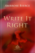 Write It Right: A Little Blacklist Of Literary Faults