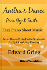Anitras Dance Peer Gynt Suite Easy Piano Sheet Music