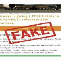 सावधान: व्हाट्सएप पर जेट एयरवेज के फ्री टिकट का वायरल हो रहा मैसेज, जानें इसकी सच्चाई