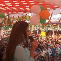 Bihar Election प्रचार में अक्षरा सिंह का जलवा