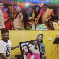 आशीष वर्मा ने खास भेंट देकर मनाया अक्षरा सिंह का जन्मदिन