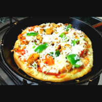 चिकन पिज़्ज़ा Chicken Pizza Easy Recipe Pizza Without Oven