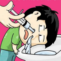 Những sai lầm khi rửa mũi cho bé