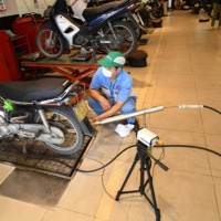 VOv - Tài nguyên và môi trường: Đo kiểm tra khí thải xe mô tô, xe gắn máy đang lưu hành để cải thiện chất lượng không khí