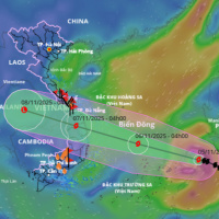 Thời sự 6h 5/11/202: Bão Kalmaegi vào Biển Đông trở thành cơn bão số 13