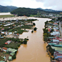 Tin trong nước - Lâm Đồng: D’ran chìm trong biển nước, hơn 1.500 dân phải sơ tán khẩn cấp