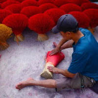 Tin trong nước - Sôi động làng hương Quảng Phú Cầu dịp Tết