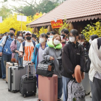 Tin trong nước - Khởi hành “Chuyến xe mùa Xuân” đưa SV, người lao động tại TP.HCM về quê đón Tết