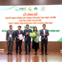 Tin tronng nước - Đại học Quốc gia Hà Nội thành lập Trung tâm Đào tạo trực tuyến 