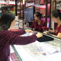 Tin trong nước - Người dân đổ xô xếp hàng mua vàng trước ngày vía Thần Tài 