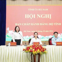 Xây dựng Đảng - Đảng bộ tỉnh Hà Nam quyết tâm thực hiện thắng lợi Nghị quyết Đại hội nhiệm kỳ 2020- 2025