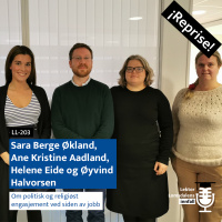 Reprise: Læreres politiske og religiøse engasjement ved siden av jobb