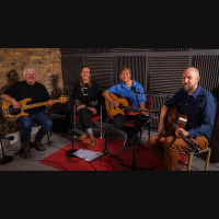 Imanta Nīgale, Krišjānis Sils, Gatis Gaujenieks un Arnolds Kārklis muzicē kopā