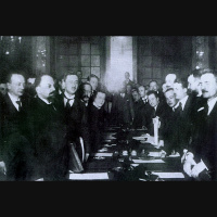 Rīgas miera līgums 1921. gadā starp Poliju un padomju valsti