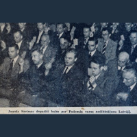 1940. gada 21. jūlijs. Uz pirmo sēdi sanāk tā dēvētā Latvijas tautas saeima