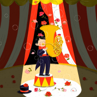 Adam in njegova Tuba, pripoveduje Jurij Souček, glasbenik Blaž Jurjevčič