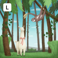 Lama in lenivec, pripoveduje Marijana Brecelj