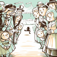 Kot hiša velika žaba