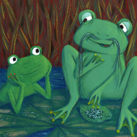 Leopold, bradati žabon