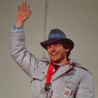 Srebrna medalja Jureta Franka na OI v Sarajevu