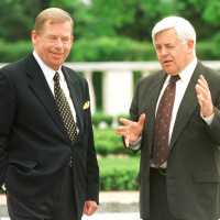 Češki predsednik Vaclav Havel obišče martinovanje