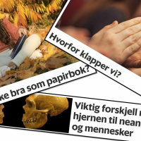 Forskningspodden #34: Lydbøker, neandertaler­hjerner og klapping