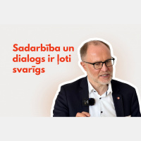 Andris Sprūds: Sadarbeiba i dialogs ar īdzeivuotuojim i pošvaļdeibu ir cīši svareigs 