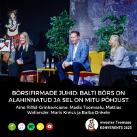 Börsifirmade juhid: Balti börs on alahinnatud ja sel on mitu põhjust