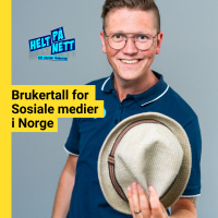 Brukertall for sosiale medier i Norge - Ny rapport fra Ipsos Norge