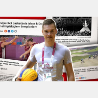 Fizioterapeits Urbanovičs iedvesmojis Tokijas olimpiskā zelta ieguvējus 3x3 basketbolistus
