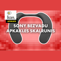 #DigitālāsBrokastis testē Sony SRS-NS7 apkakles skaļruni