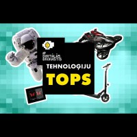 Tehnoloģiju topā: lidojošs motocikls, privātā kosmosa stacija, elektroskrejriteņu novietne