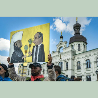 Pareizticīgās baznīcas cīņas Ukrainā. Kremļa ienaidnieka tiesa Maskavā