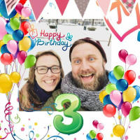 Episode 77. Hurra for oss! Treårsdag og nye planer.