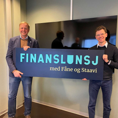 Finanslunsj Med Fåne Og Staavi