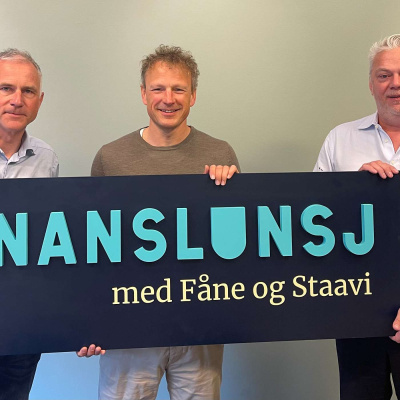Finanslunsj Med Fåne Og Staavi