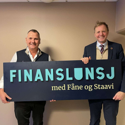 Finanslunsj Med Fåne Og Staavi