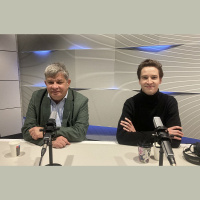 Kristaps Bergs un Arturs Maskats par sadarbību, veidojot Čellkoncerta atskaņojumu