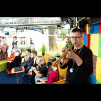 Pūtēju orķestri koncertā Tā radās skaņa un svētku noslēguma koncertā