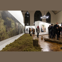 Rīgā pirmo reizi skatāma jauno gleznotāju konkursa finālistu izstāde