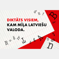 Radio diktāts visiem, kam mīļa latviešu valoda