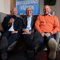 Det digitale tog kommer mot deg uten lyssignal