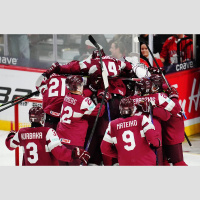 U-20 hokeja izlases lieliskais sniegums pasaules čempionātā Otavā