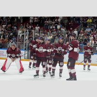 Latvijas hokeja izlase izcīna ceļazīmi uz 2026.gada olimpiskajām spēlēm